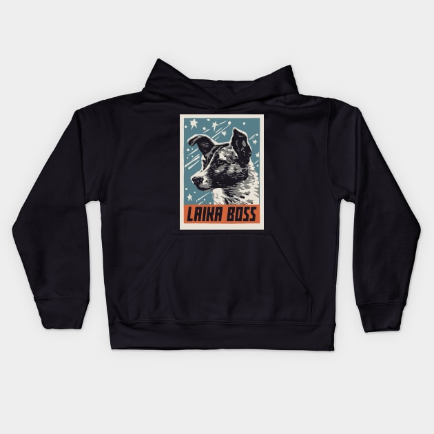 Laika Boss Kids Hoodie by dumbshirts